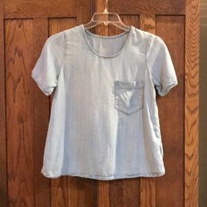 XS Gap denim top 👚